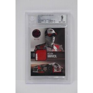 2013 Press Pass Redline Relics Red #RRKH Kevin Harvick/50 Nascar 🔥Beckett 9